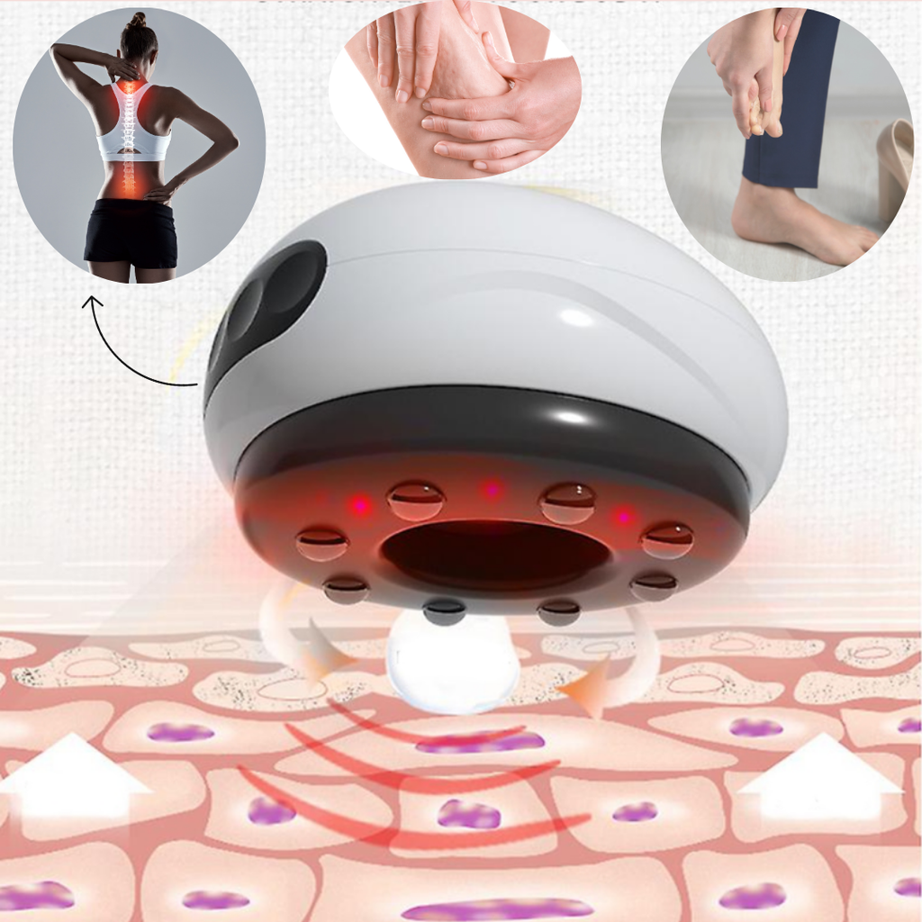 Massageador anticelulite com terapia de luz vermelha
