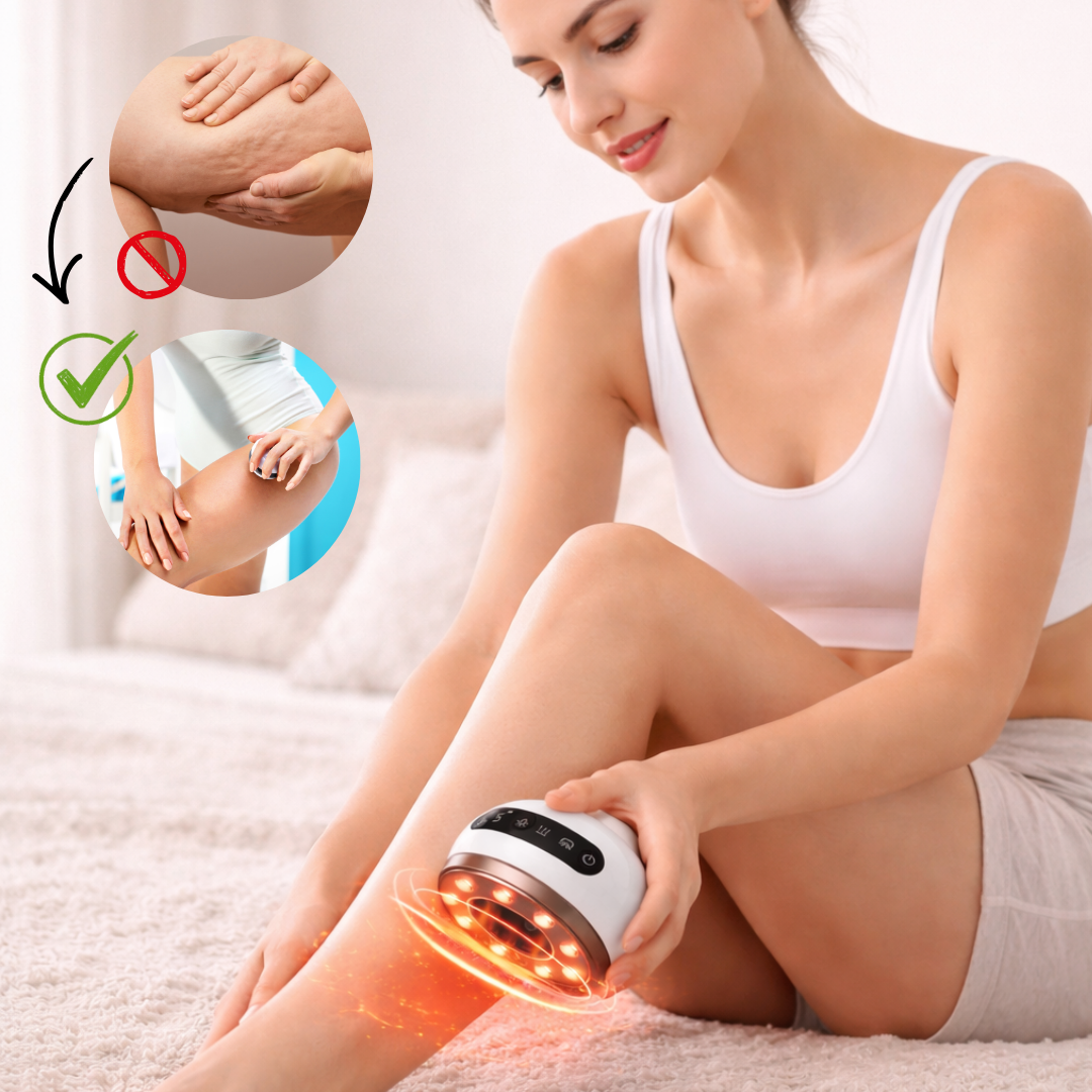 Massageador anticelulite com terapia de luz vermelha