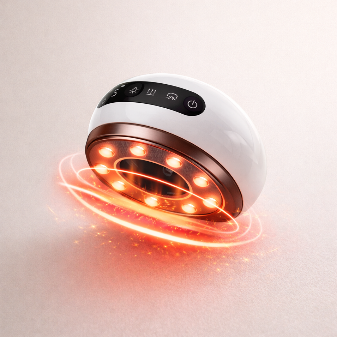 Massageador anticelulite com terapia de luz vermelha