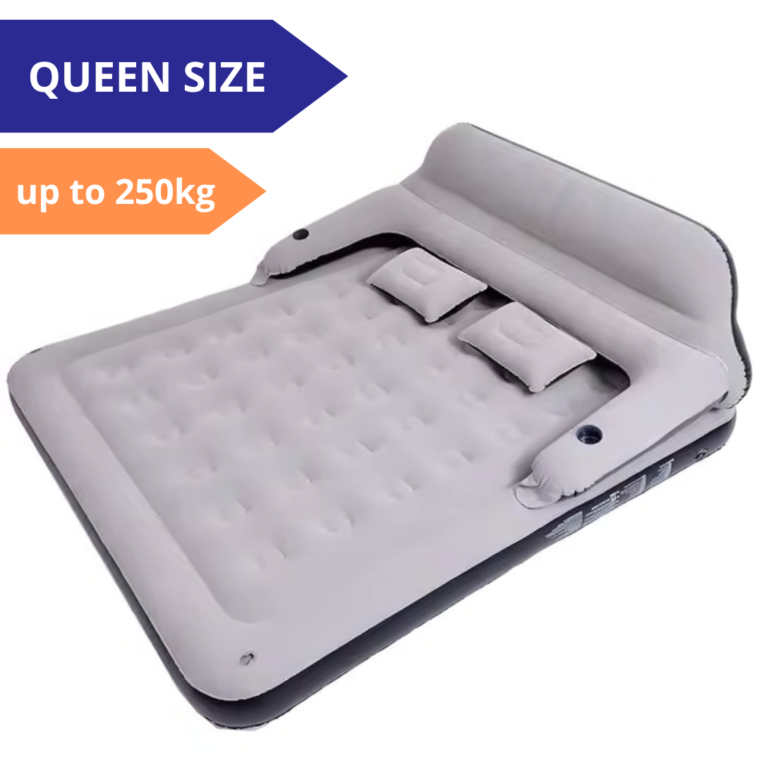 Colchão inflável tamanho Queen com cabeceira – Suporta até 250 kg, SKU: 532