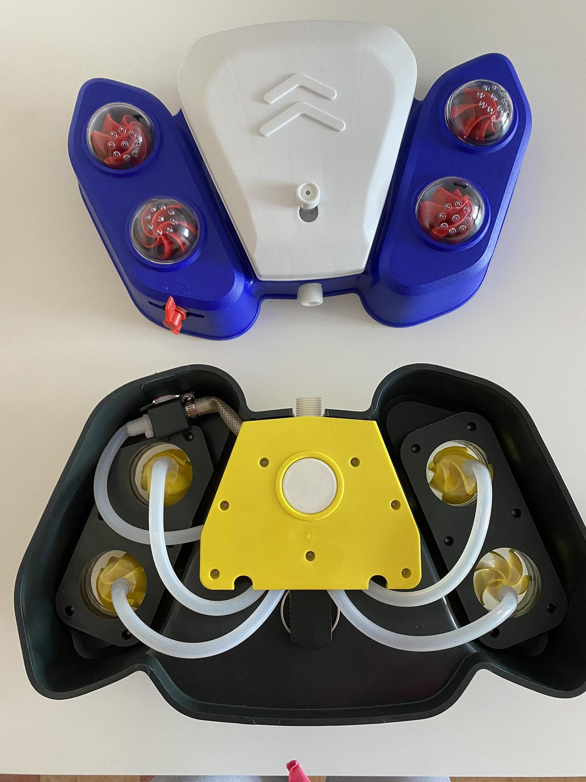 Bebedouro automático para cães - AZUL, AMARELO