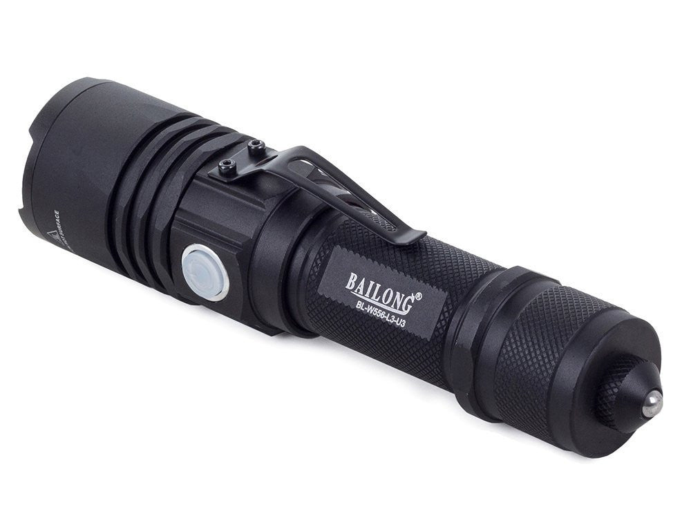 Lanterna Tática Militar Bailong W556 com LED CREE XM-L3-U3