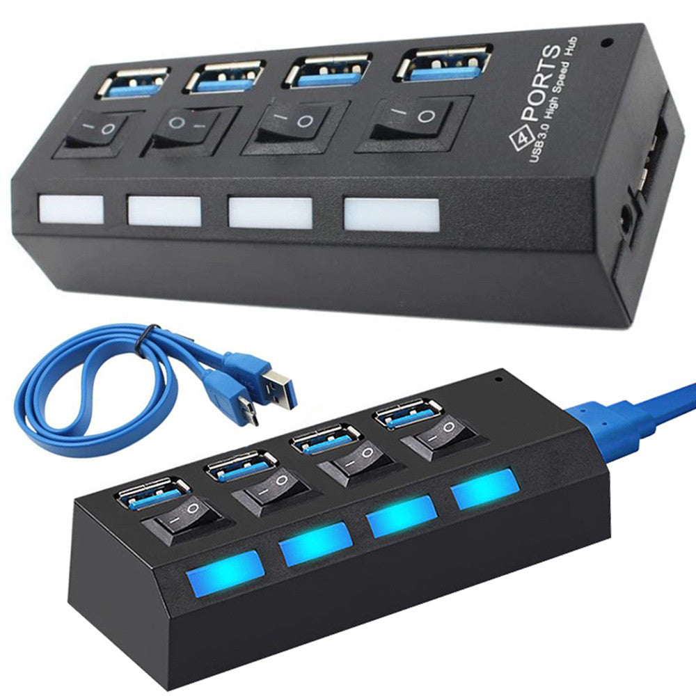 Hub USB 3.0 Compacto com 5 Portas