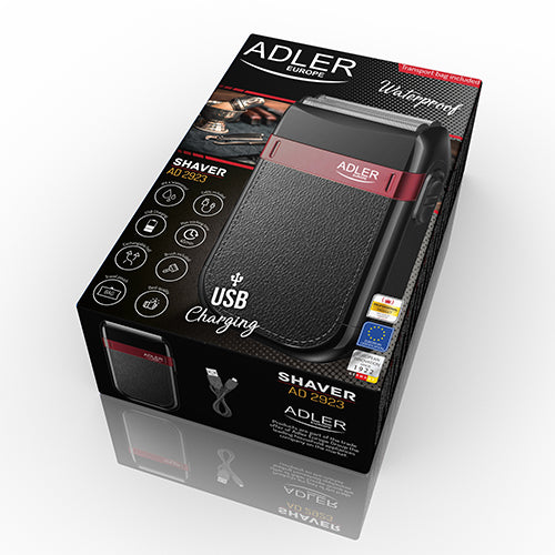 Barbeador Adler - Carregamento USB