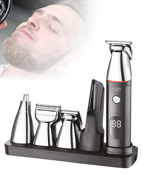 Kit de cuidados pessoais masculino 5 em 1 Adler