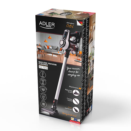 Aspirador de pó Adler sem saco com tecnologia de motor sem escovas