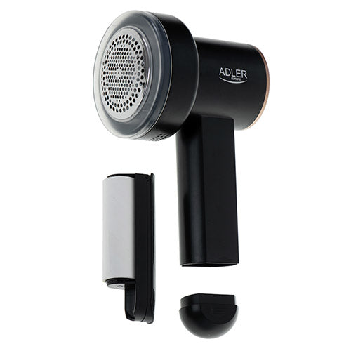 Removedor de fiapos Adler com visor LCD + 2 rolos para roupas