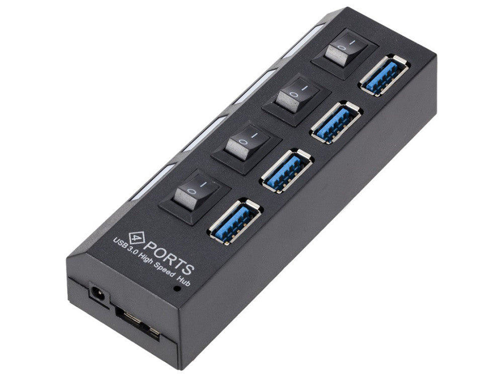 Hub USB 3.0 Compacto com 5 Portas