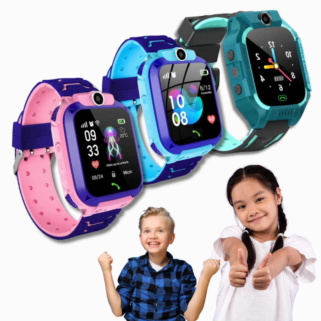 Smartwatch infantil Q19 com localizador GPS – 3 cores