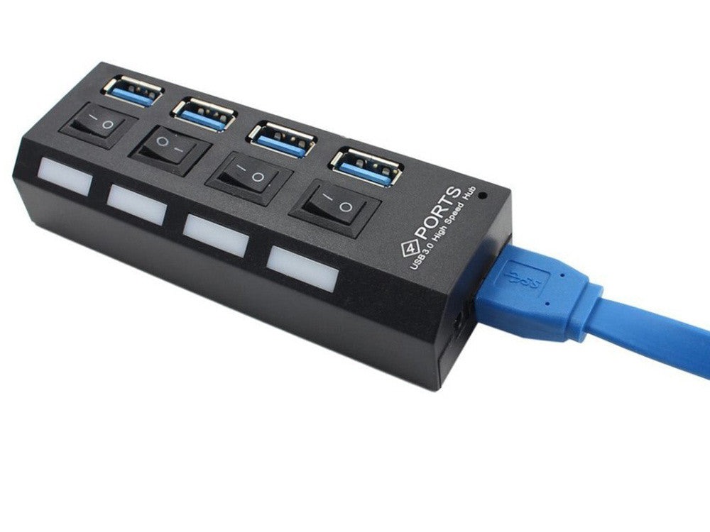 Hub USB 3.0 Compacto com 5 Portas