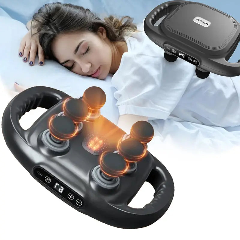 Pistola de massagem inteligente de 6 pontos