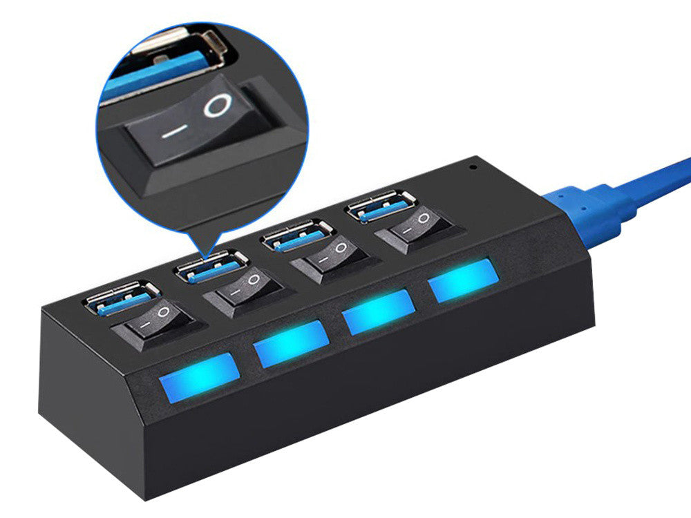Hub USB 3.0 Compacto com 5 Portas