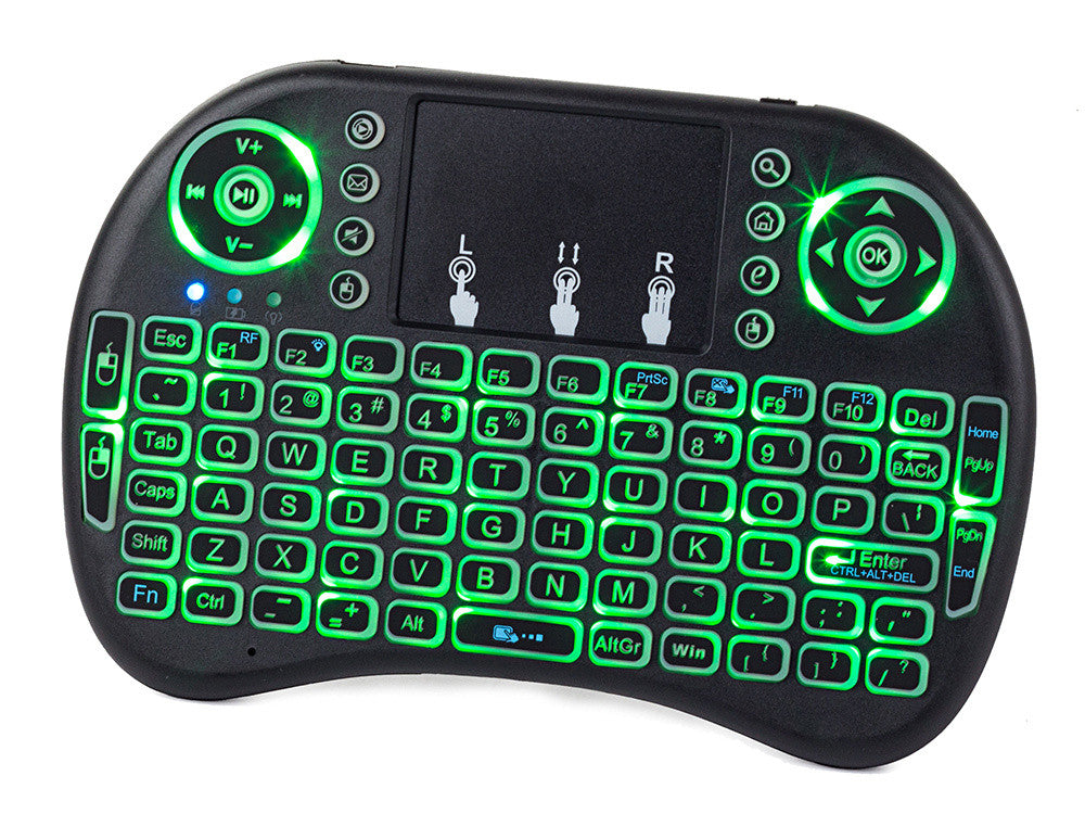 Teclado Sem Fio Mini Retroiluminado
