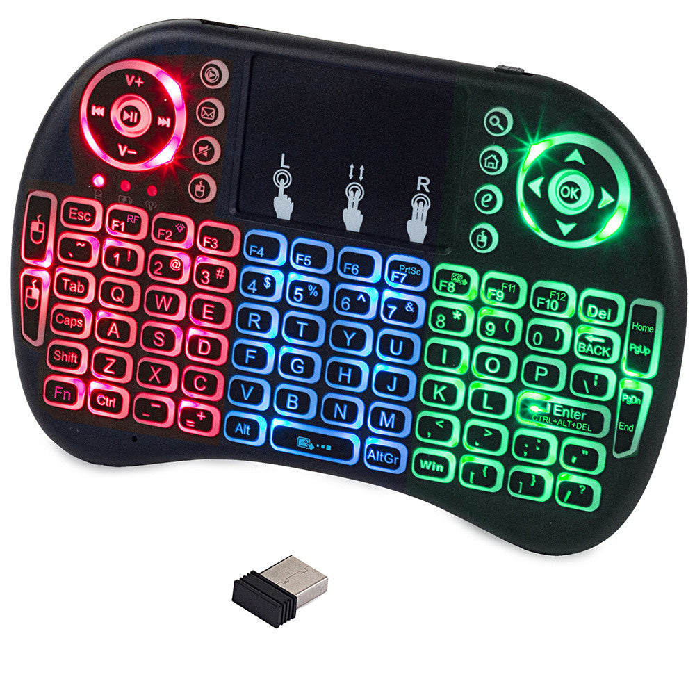 Teclado Sem Fio Mini Retroiluminado