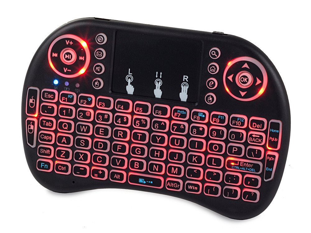 Teclado Sem Fio Mini Retroiluminado