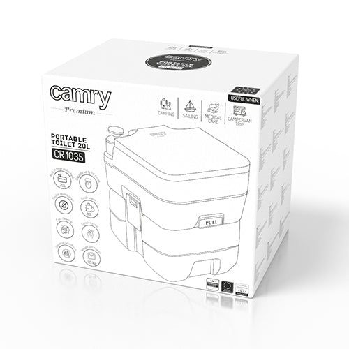 Vaso sanitário portátil Camry 20 L