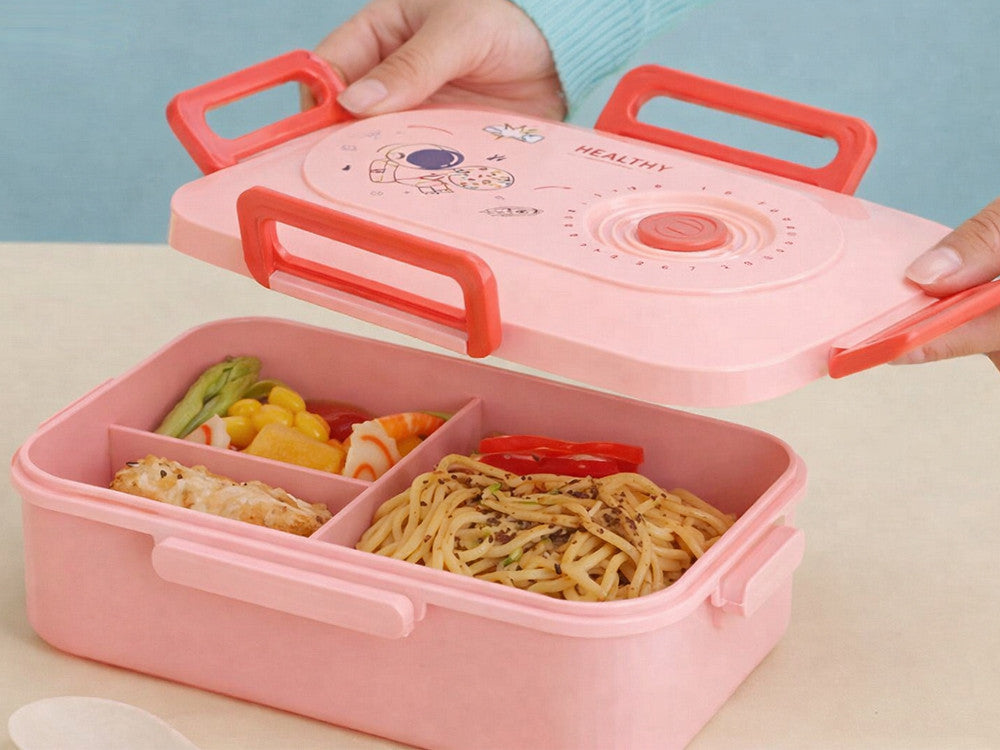 Recipiente para Lanche Rosa 1,5L