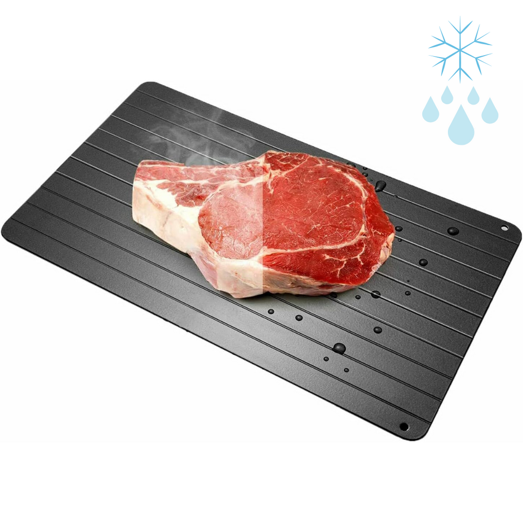 Bandeja de Descongelamento Rápido – Descongele Alimentos até 3 Vezes Mais Rápido Sem Eletricidade