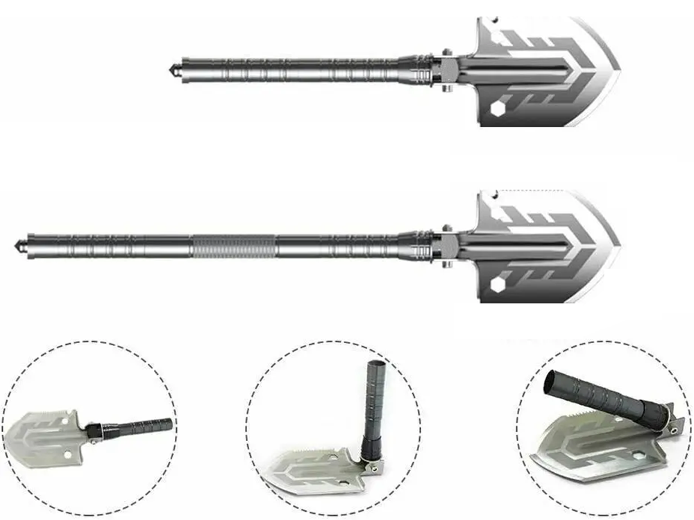 Pá Multifuncional Dobrável 75 cm