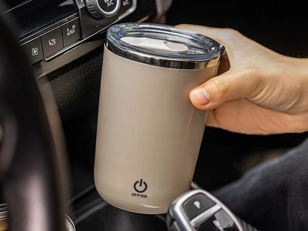 Garrafa Térmica 350 ml com Mistura Automática – Para Bebidas Quentes e Frias