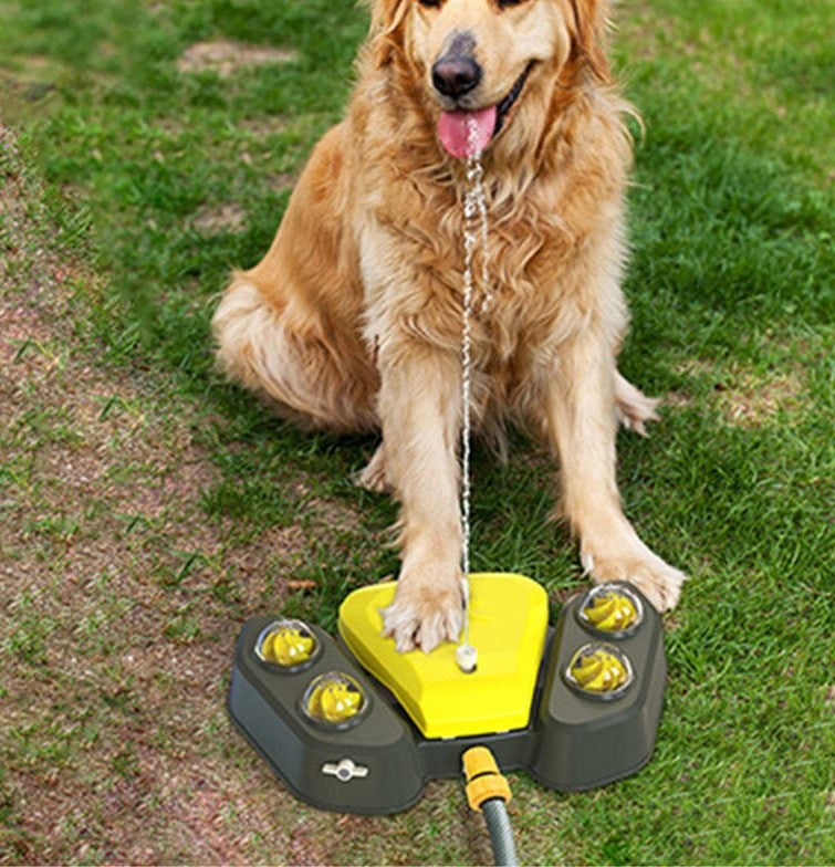 Bebedouro automático para cães - AZUL, AMARELO
