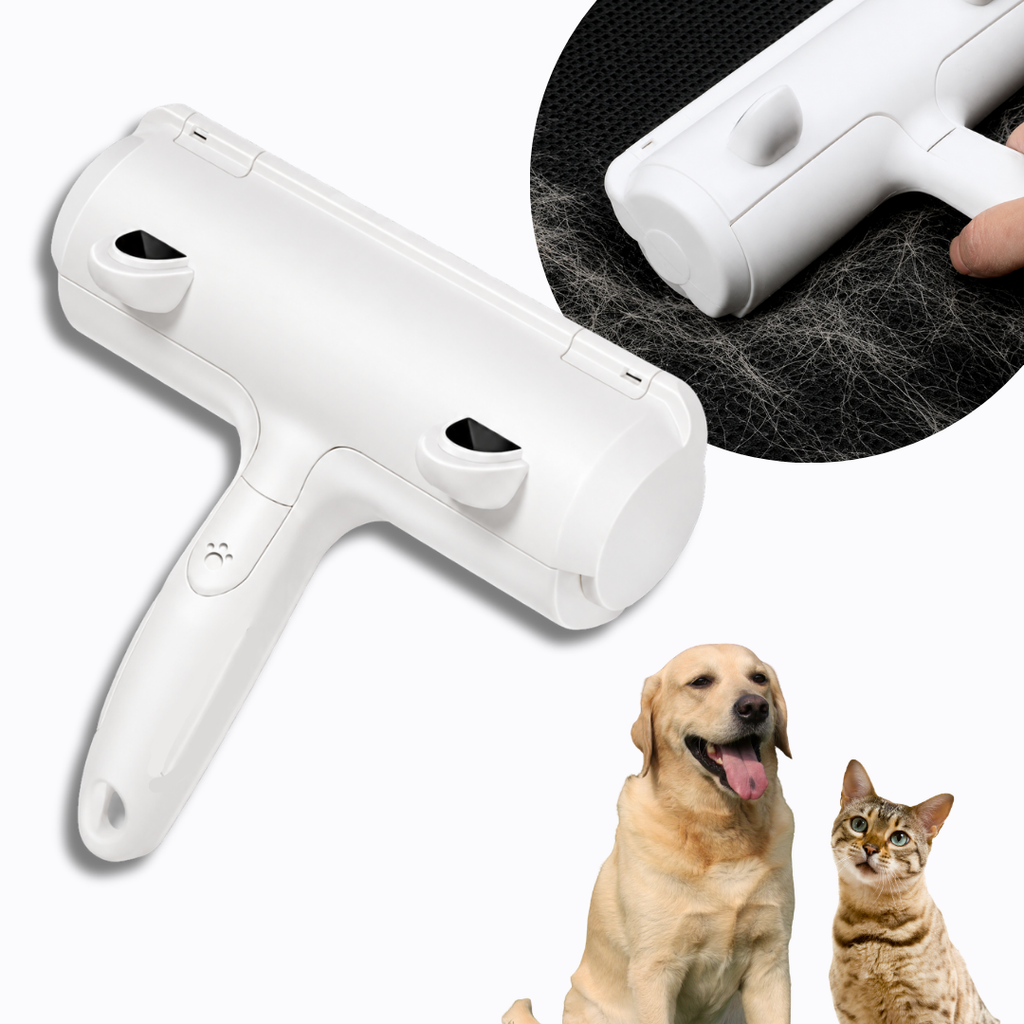 Escova removedora de pelos de animais reutilizável