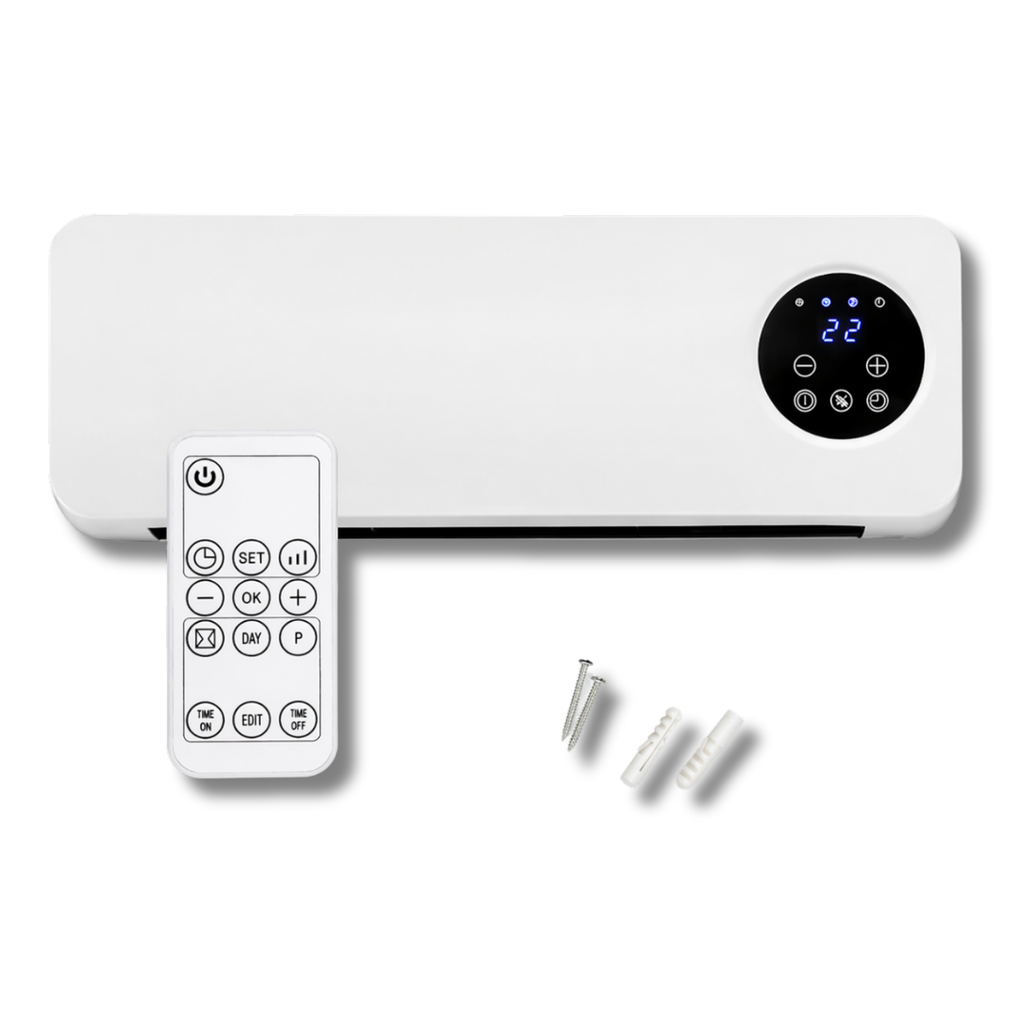 Weber Wall Mounted Air Curtain 2000W | Heating Mode | LED Display | Remote