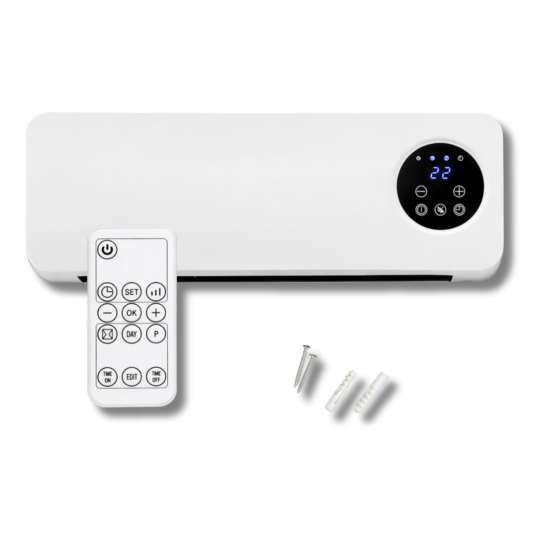 Weber Wall Mounted Air Curtain 2000W | Heating Mode | LED Display | Remote