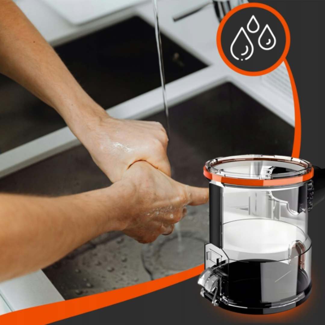 Aspirador de pó vertical sem saco – 650 W
