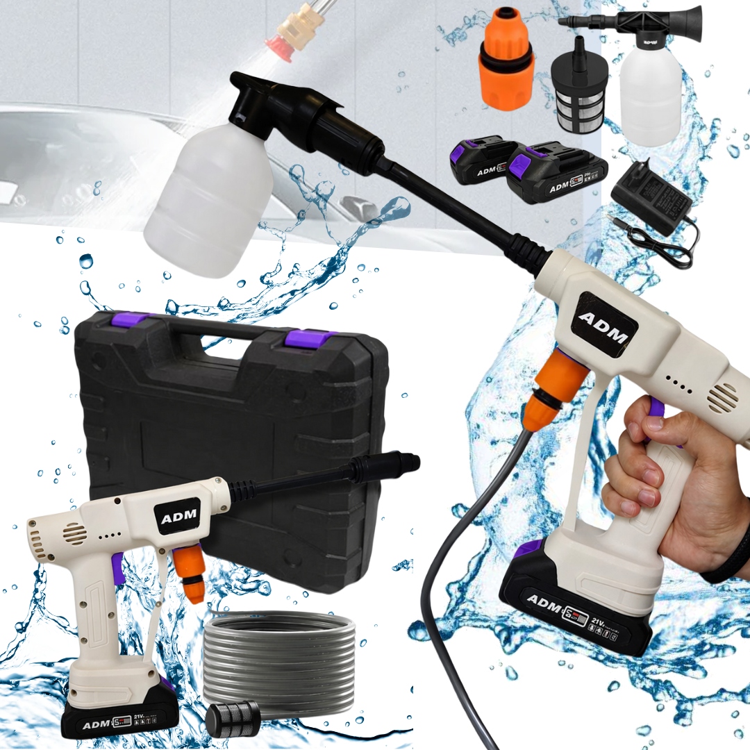 Lavadora de alta pressão sem fio ADM Mini + 2 baterias